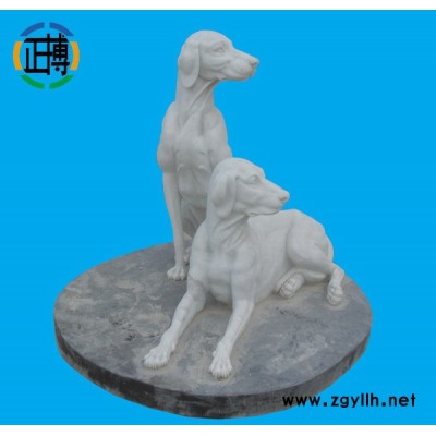 石雕动物忠诚的狗