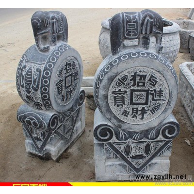 仿古门墩石雕门墩仿古石雕专业定做门墩抱鼓曲阳石雕直销