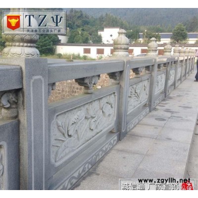 定做石雕河道广场栏杆大理石景观护栏 石雕栏杆