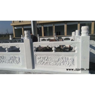 曲阳安鹏石材雕刻厂石雕栏杆石雕栏杆汉白玉桥栏杆大理石桥栏杆厂家销售