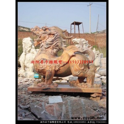 石雕貔貅_石材貔貅定做