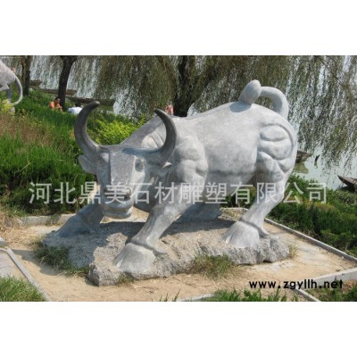 石雕 雕刻大象 汉白玉栏杆、