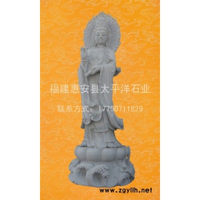 太平洋石业 石雕观音菩萨 滴水观音 观音石雕象可定制