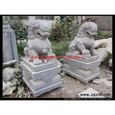 仿古石雕狮子雕塑