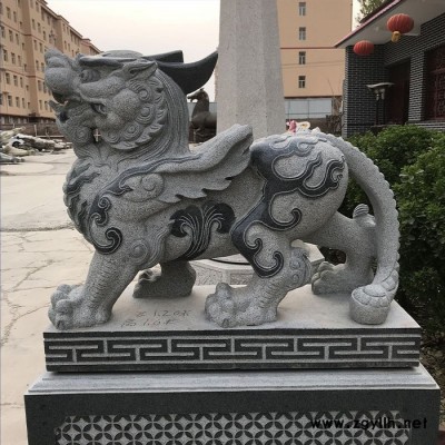润禄 石雕貔貅 曲阳县润禄雕刻厂 制作各种石雕 欢迎咨询定制采购 诚信经营 客户为上