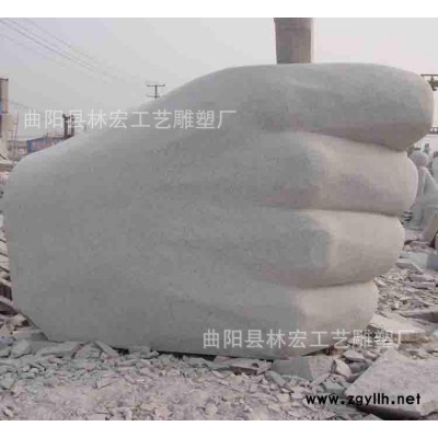 直销手雕塑拳头校园雕塑学校勤奋校园曲阳石雕园林石雕雕塑