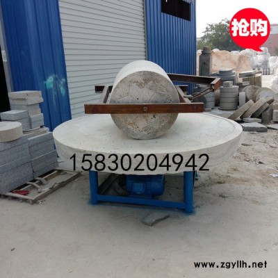 定制            曲阳石雕大型石磨 家用手