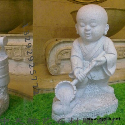 石雕小沙弥 园艺用品小沙弥 特价