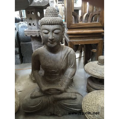 定制            石雕青石仿古佛青石阿弥陀佛 释