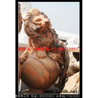 欧式雄狮石雕狮子雕塑定做