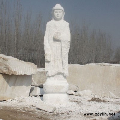 定制            石雕汉白玉阿弥陀佛像泥塑佛像大