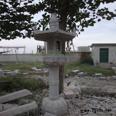 定制            石雕石灯 庭院石灯 寺院石灯