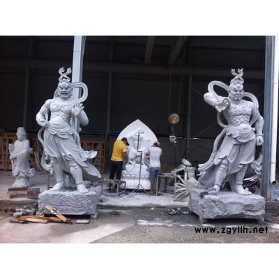 蜀帝石雕 哼哈二将