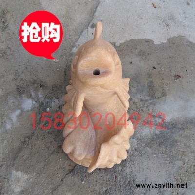 定制            特价晚霞红鱼石雕鱼雕刻鱼鲤鱼汉