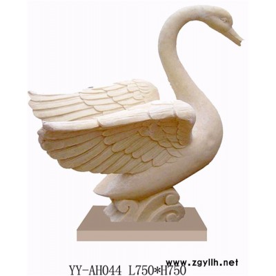 人造石喷水雕塑 鸭子喷水雕塑 石雕鱼雕塑 景观喷水动物摆件 动物模型石雕喷泉