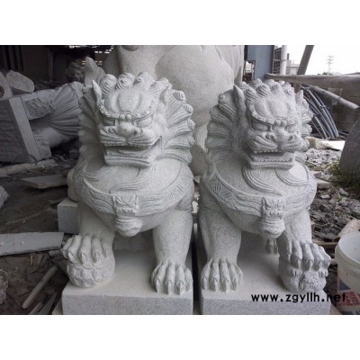 大鹏D6599狮子动物石材雕刻 港币狮石材雕刻 天然石材雕刻 福建惠安石雕