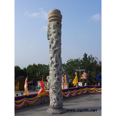 大鹏D6581龙柱石材雕刻 柱子石材雕刻 天然石材雕刻 福建惠安石雕