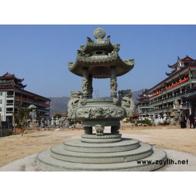 大鹏D6580香炉石材雕刻 寺庙石材雕刻 天然石材雕刻 惠安石雕