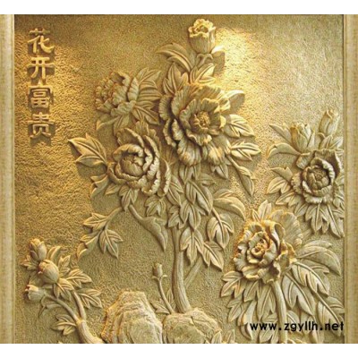 石雕浮雕墙 装饰风景画雕刻园林景观石雕壁画家居装饰背景墙雕刻