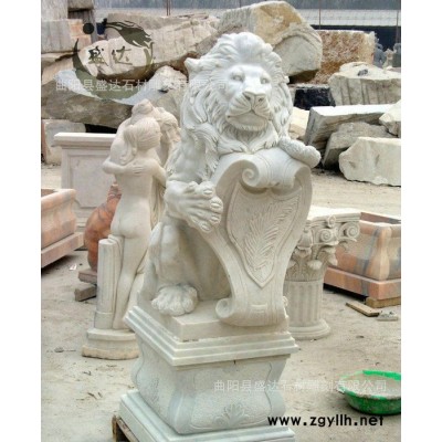 大量销售 汉白玉貔貅 石材雕刻 镇宅辟邪石雕 **价廉