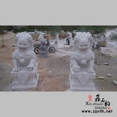 【鑫石韵雕塑】 石雕 石狮子 曲阳石雕