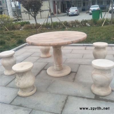 【永康园林雕塑】-石雕桌凳1