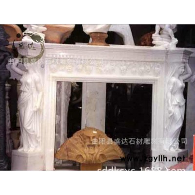 曲阳石雕欧式壁炉     大理石雕花壁炉 美式壁炉     花岗岩壁炉雕刻