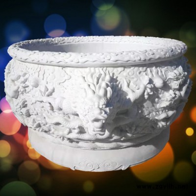 【永康雕塑】 供应石雕花盆 石雕工艺品 园林摆件石花盆工艺品 欢迎咨询