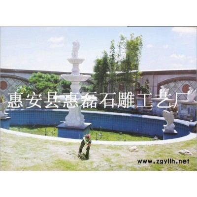 供应惠磊 ** 水景喷水池石雕 惠安石雕喷水池