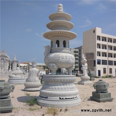 加工生产石雕香炉 寺院宗教场石雕香炉 石香炉雕刻价格