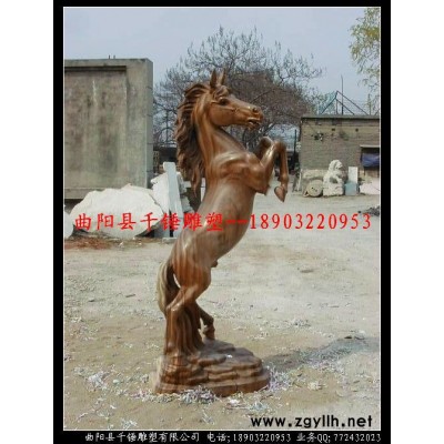 定做石雕战马,石马雕刻,石雕飞马,石雕马雕塑