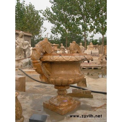 石雕---花岗岩西式花盆