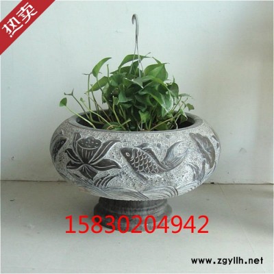 定制            特价**石雕鱼缸**青石汉白