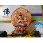 供应坐千手观音 千手观音木雕 木雕佛像观音 木雕千手观音 千手观音