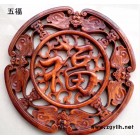 木雕挂件壁挂中式仿古家居圆形背景墙60cm玄关实木雕刻装饰画