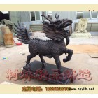 新 纯铜麒麟雕塑 铸铜火麒麟 泥塑模型 玻璃钢树脂雕塑 动物