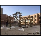 不锈钢树木雕塑