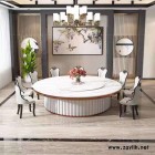 艺匠凰j552 电动餐桌.电动餐桌圆桌 实木电动雕花桌 实木雕花电动餐桌