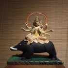 福建至善如一工艺品 ** 密宗木雕摩利支天菩萨光明天母具光佛母保护神家居寺庙供奉摆件