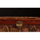 东阳木雕花香樟木箱婚嫁箱字画实木龙凤雕花衣箱手工精雕嫁妆包邮