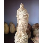 **推荐 黄杨木立体关公 创意木雕关公 天然手工精美木雕关公