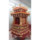 专业生产 手工工艺品木雕神龛土地公工艺品   别致神佛像摆件可定做