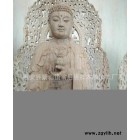寺庙供奉西方三圣木雕佛像工艺品西方三圣精雕工艺神像，直销