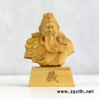 供应室内摆件黄杨木雕关公义