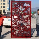 东阳市港浩龙仿古木雕厂 实木屏风木雕屏风定制性价比高，工艺精湛！