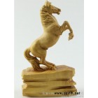 乐清黄杨木雕**家居摆件商务礼品立马成功马到成功动物木雕