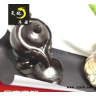 直销 黑檀木雕摆件梅花茶壶 精美倒流香香炉木质工艺品