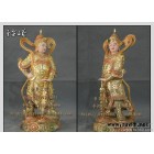 金灵工艺  木雕佛像 韦陀菩萨 **工艺品佛像 佛堂寺庙家居镇宅招财辟邪摆件