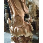 **木雕红豆杉观音菩萨 精雕观世音木雕佛像工艺品摆件