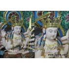 木雕佛像 准提菩萨 准提佛母像 木雕准提像【金灵工艺】家居工艺品佛像 **摆件**特价